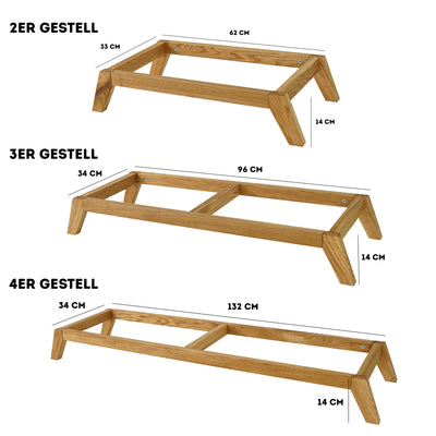 HORST Untergestell IKEA Kallax Eiche